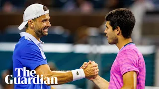 Grigor Dimitrov stuns Carlos Alcaraz in straight sets to reach Miami Open semis