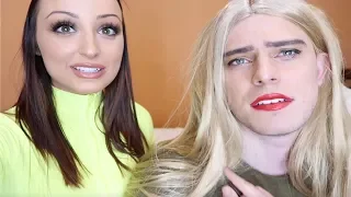 I TURN MY BOYFRIEND INTO A GIRL! *HILARIOUS*