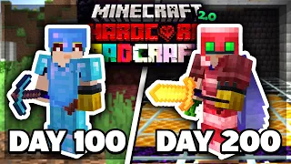 I Survived 200 Days in MODDED MINECRAFT HARDCORE (RAD2)