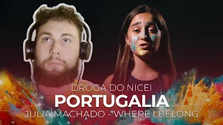 Misja Eurowizja: Droga do Nicei | PORTUGALIA | Júlia Machado - Where I Belong | REAKCJA #6