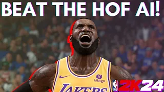 How to EASILY BEAT the HALL OF FAME CPU in NBA 2K24!