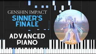 Sinner's Finale (Advanced Piano Tutorial) - Genshin Impact