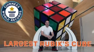 The Largest Rubik's Cube in the World! - Guinness World Records