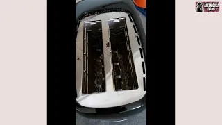 TRICKS ON HOW YOU EASILY CLEAN THE INSIDE OF YOUR TOASTER | #AikenGalaVlog | #shorts