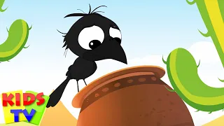 The Crow and The Pitcher | Short Stories For Children | Storytime For Babies with Kids Tv