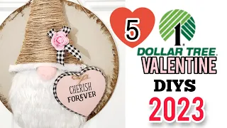 5 New Dollar Tree Valentine DIYs/Farmhouse decor 2023