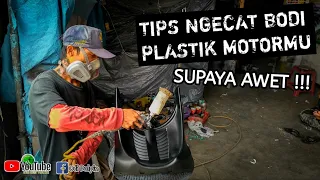 CARA CAT ULANG BODY KASAR MOTOR SUPAYA AWET TIDAK MUDAH TERKELUPAS | GEBI PAINT PROJECK