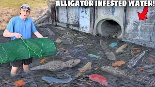 Trapping MONSTER Aquarium Fish in DEADLY WATERS!