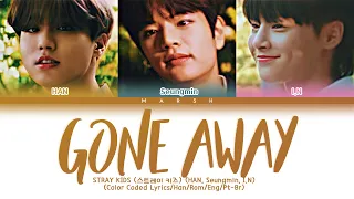 [ENG|PT-BR] Stray Kids (스트레이 키즈) – Gone Away (Color Coded Lyrics/Han/Rom)