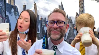 Our FIRST TIME At Harry Potter World! How Much Butterbeer Can We Drink?