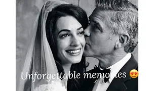 George and Amal Clooney’s unforgettable memories. Beautiful & lovely wedding photos