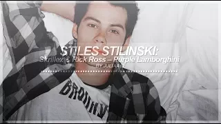 [Teen Wolf]; Stiles Stilinski - Dylan O'Brien - Purple Lamborghini