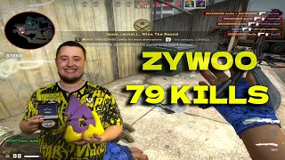 POV ZywOo INSANE 79 KILLS 🔥 (OVERPASS) @ FACEIT Ranked June 02, 2023