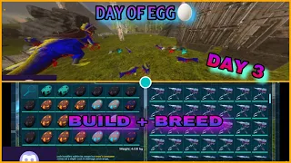 ( ARK MOBILE ) NEW ! op dinos 🥳🎁 BREED + BUILD BASE 😍 [ S3E3 ]