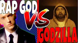 Eminem RAP GOD vs GODZILLA speed test