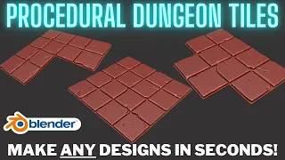 Procedural Dungeon Tiles Using Geometry Nodes