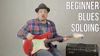 How To Solo On Guitar - Blues Techniques For Beginners - E Minor Pentatonic Scale For Soloing