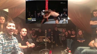 KHABIB vs.JOHNSON. REACTION Russians fans / UFC 205