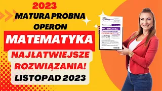 Matura próbna Operon grudzień 2023 Poziom Podstawowy - Sprawdź się!