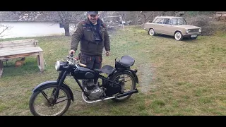 Csepel 125D 1957 első indítás