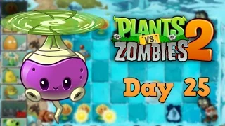 Plants vs Zombies 2 | Frostbite Caves Day 25 | Walkthrough
