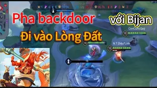 1 pha backdoor đi vào lòng đất với Bijan #lienquan #liênquânmobile #highlights