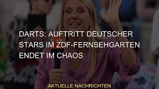 #Stars #Auftritt #deutscher #endet #ZDFFernsehgarten #Chaos #Darts