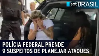 Polícia Federal prende 9 suspeitos de planejar ataques | SBT Brasil (22/03/23)