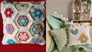 TOP 50 FANTASTIC AND TRENDY CROCHET CUSHION COVERS PILLOWS IDEAS FREE PATTERN DIY PROJECTS