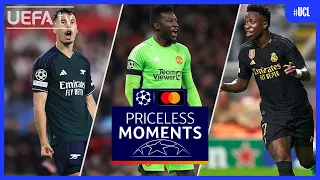 #UCL PRICELESS MOMENTS: Matchday 3 | Martinelli, Onana, Vinícius Júnior...