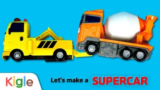 Spesial Truk beton Super | Alat Berat Truk Jungkit | Membuat Mobil Super | Kigle TV Indonesia