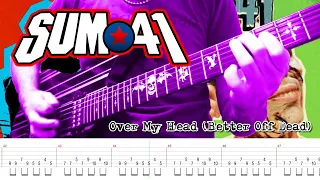 Sum 41 - Over My Head (Better Off Dead) (Guitar Cover + TABS)