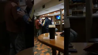 Singing in an Irish pub in Campile Ireland