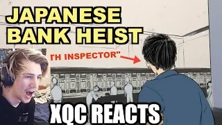 xQc Reacts To This Is The Greatest Bank Heist in Japanese History by Kento Bento