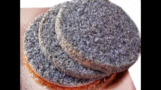 ***Маковый торт с лимонным курдом и кремом чиз/ Poppy seed cake/Удачный маковый бисквит/Очень вкусно