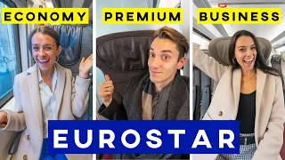 Which Eurostar class is the BEST? (ad) London to Paris | Business, Premium and Economy