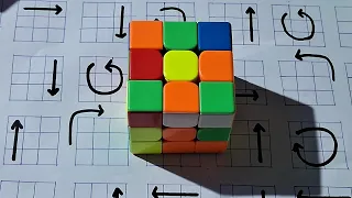 Solve the 3-by-3 Rubik's cube under 60 seconds | cube solve step-by-step guide | #cube #viral #ad