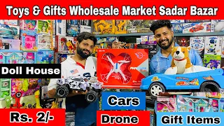 Cheapest Toys Wholesale/ Retail Market In Delhi | Sadar Bazar | Smart Cars, Helicopter & Robot Vlog3