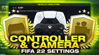 FIFA 22 CONTROLLER & CAMERA SETTINGS! 🎮📷 - FIFA 22