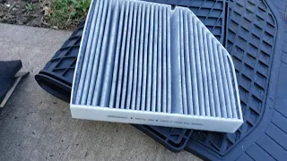 How to Install a Cabin Filter Mercedes C300 4matic inside the Cab Change Replace 2016