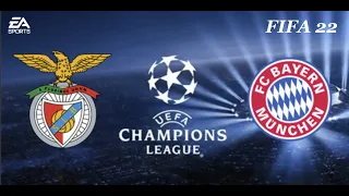 SL Benfica vs Bayern Munich | UEFA Champions Leagues  ⚽️ | FIFA 22 | PS5™ Gameplay in Full HD |