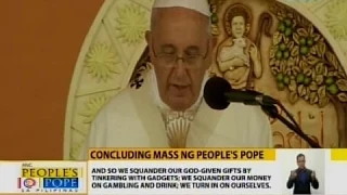GMA7 Specials: Pope Francis' concluding mass at Quirino Grandstand