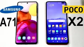 Galaxy A71 Vs Poco X2 Speed Test