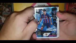 I got a numbered jersey relic card in the match attax extra 22/23 pride mega tin!