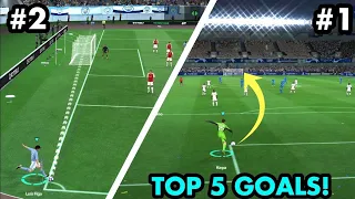 TOP 5 GOALS IN FC MOBILE