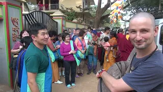 Кунделинг Ринпоче - встреча с российскими буддистами в Индии (2014 г.)