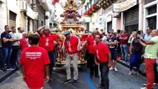 Festeggiamenti Cereo Carrettieri Via Garibaldi (Misterbianco 05/08/2016 ) HD