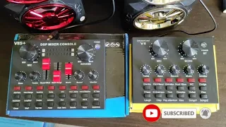 V8 and V8s Soundcard Comparison | Unboxing and Demo