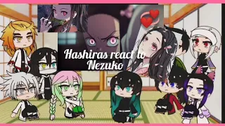 Demon slayer hashiras react to Nezuko|part 6|(клинок рассекающий демонов реакция столпов)