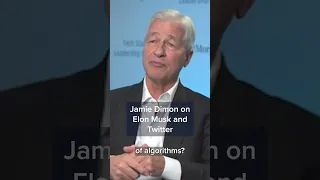 Jamie Dimon on Elon Musk and Twitter #Shorts